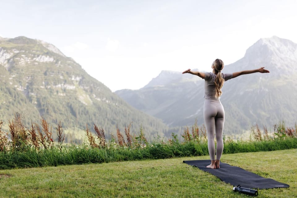 Natural landscape, Garden, Mountain view