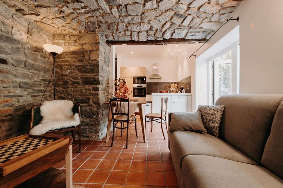 Tiny stone Apartment in Wallonia, Belgium