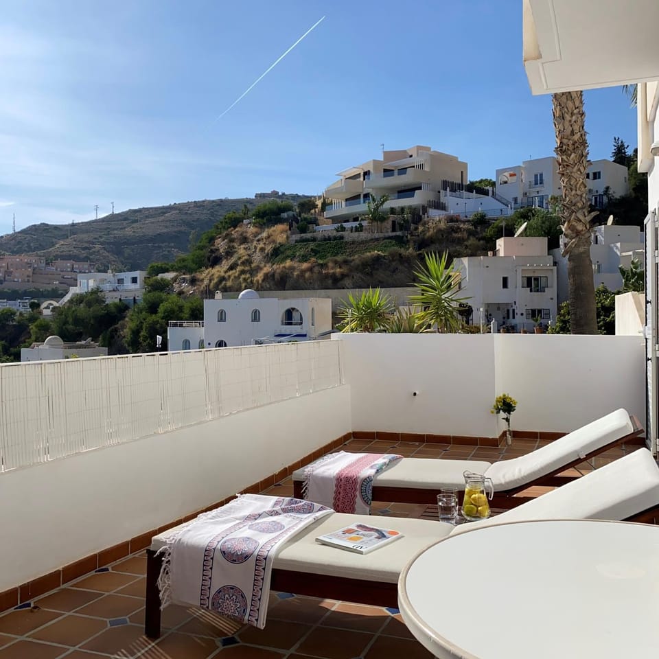 Natural landscape, View (from property/room), Balcony/Terrace, Mountain view