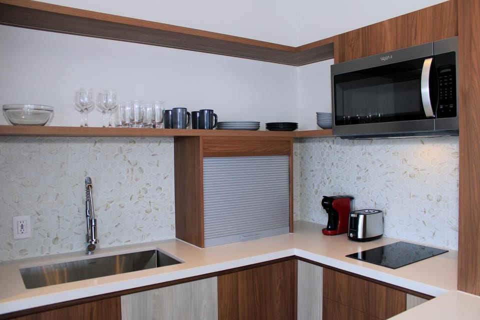 Coffee/tea facilities, Kitchen or kitchenette, dishwasher, minibar, stove, kitchen, kitchen