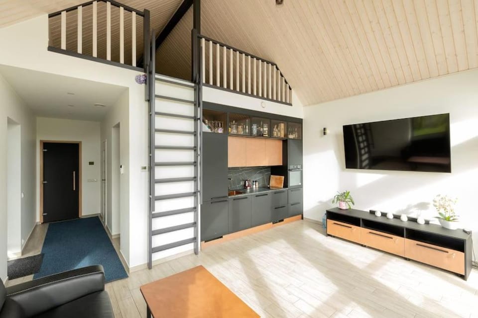 Kitchen or kitchenette, Living room