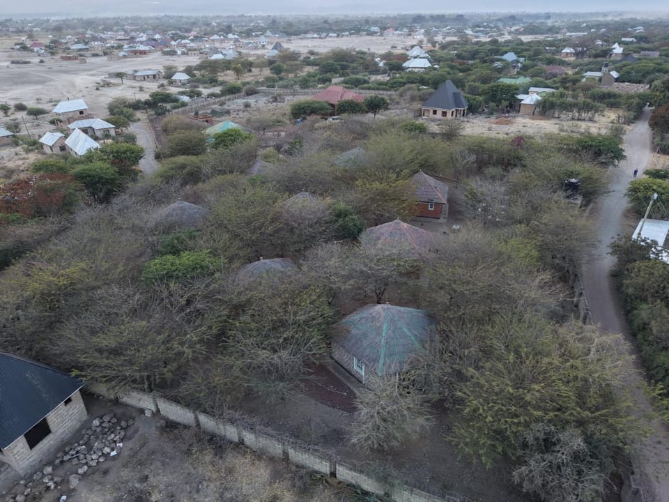 Property building, Natural landscape, Lake view