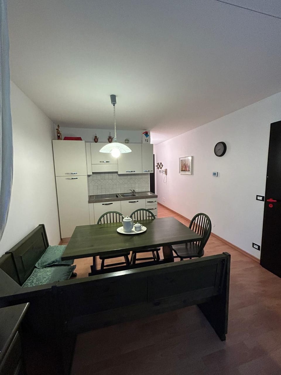 Kitchen or kitchenette, Living room, Dining area