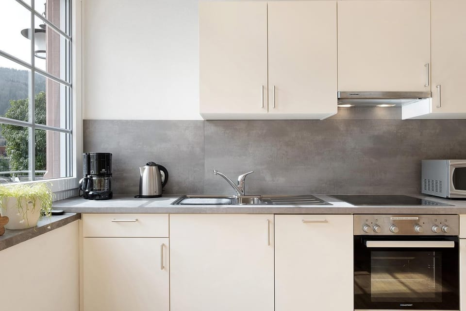 Kitchen or kitchenette, Living room