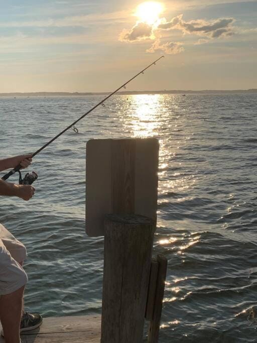 Sunset Fishing Paradise 3b b Bay Front Townhome House in Ocean City
