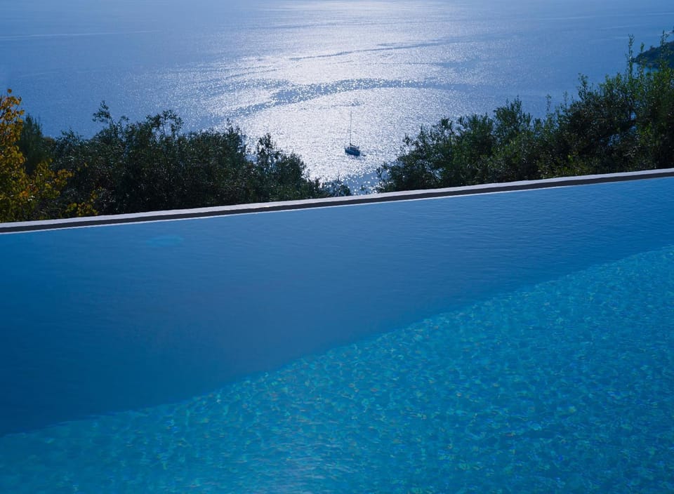 Natural landscape, Pool view, Sea view, Swimming pool