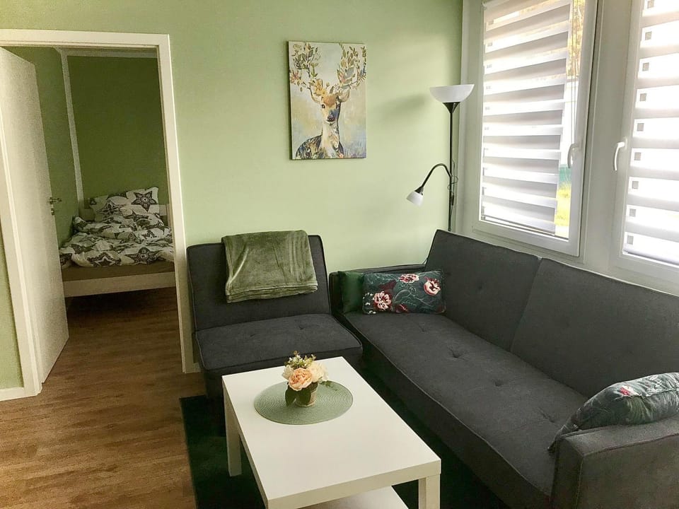 Moderne Ferienwohnungen mit Terrasse, Pool, Wallbox & Spielplatz in den Götzer Bergen - ideal für Ihren Berlin-Besuch und auch für Gruppen bis zu 40 Personen geeignet Apartment in Saxony-Anhalt, Germany