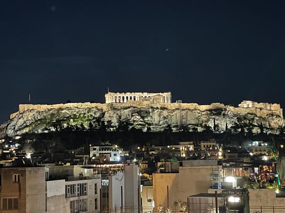 Nearby landmark, Night, City view, Landmark view