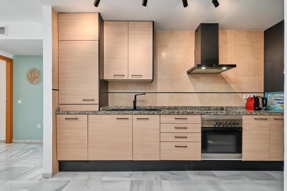 Kitchen or kitchenette, Living room