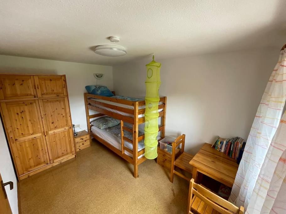 Bed, Photo of the whole room, Bedroom, bunk bed, wardrobe