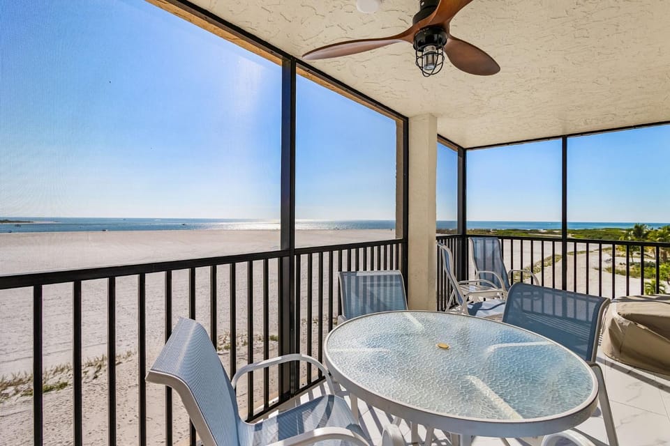 Carlos Point 336 Beautiful Gulf Front 2 Bedroom Condo on the South End of the Island! condo Apartment in Estero Island
