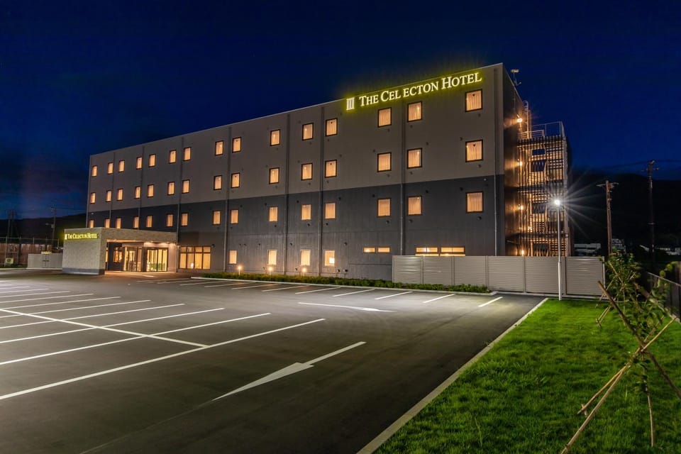 Property building, Night, Parking