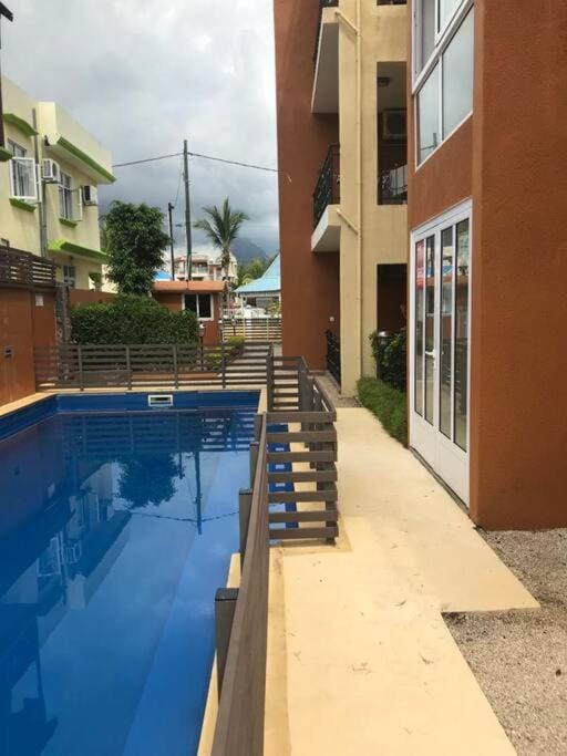 Property building, Pool view, Swimming pool