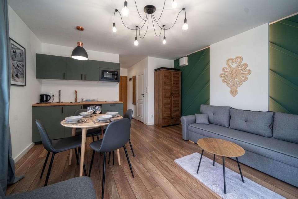 Kitchen or kitchenette, Living room, Dining area, wardrobe