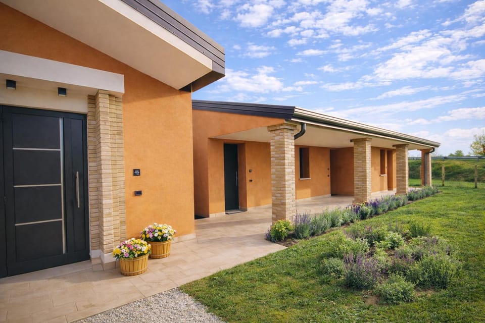 Property building, Spring, Day, Garden, Garden view