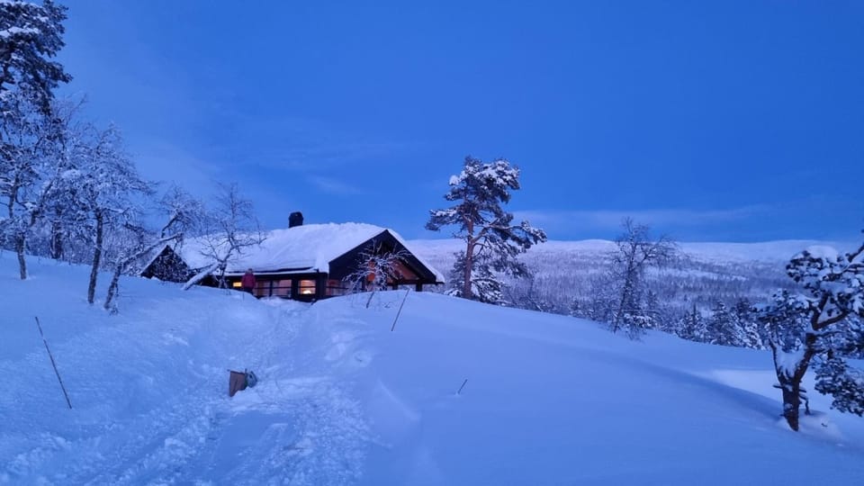 Property building, Natural landscape, Winter, Mountain view