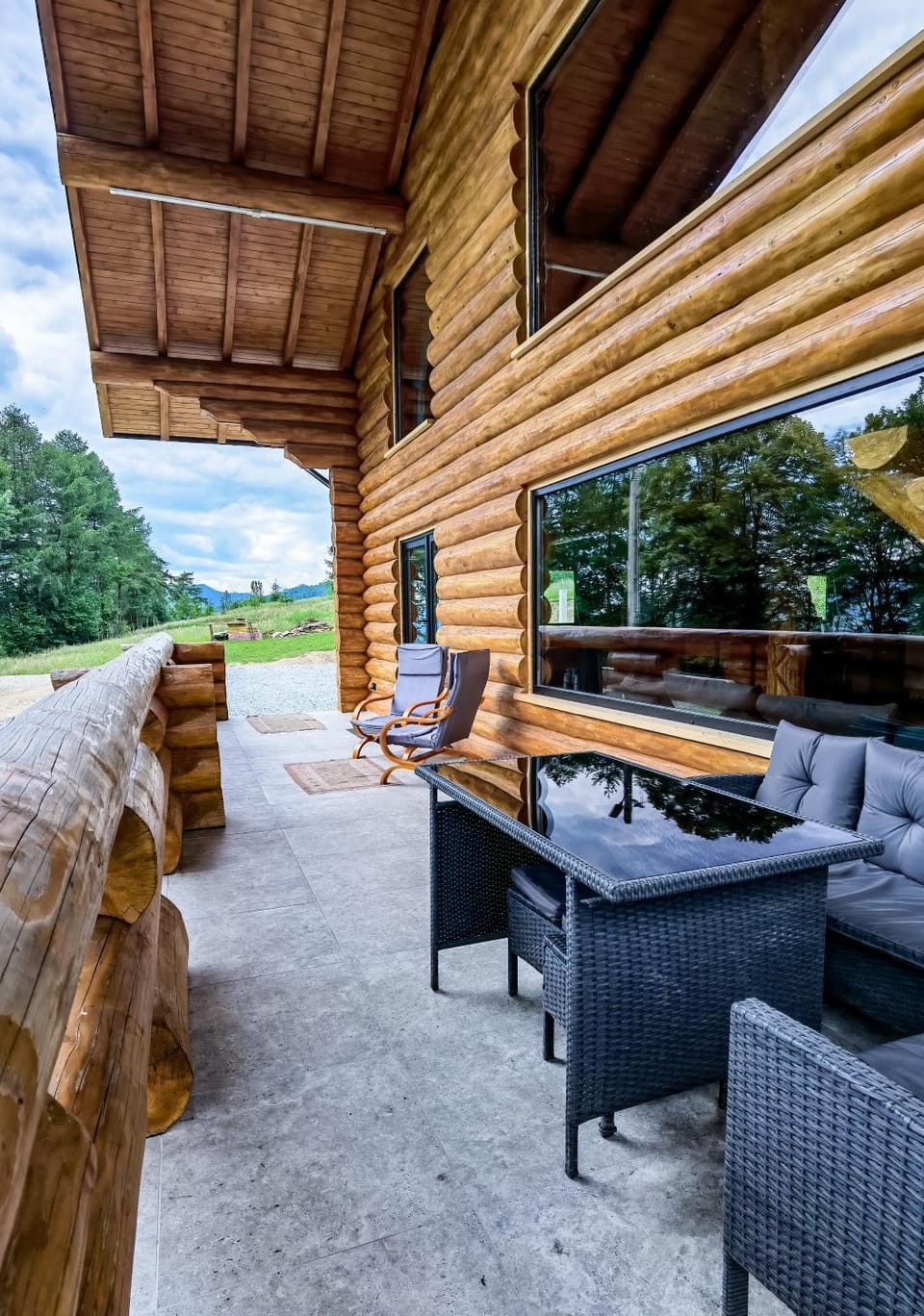 Day, Balcony/Terrace, Seating area