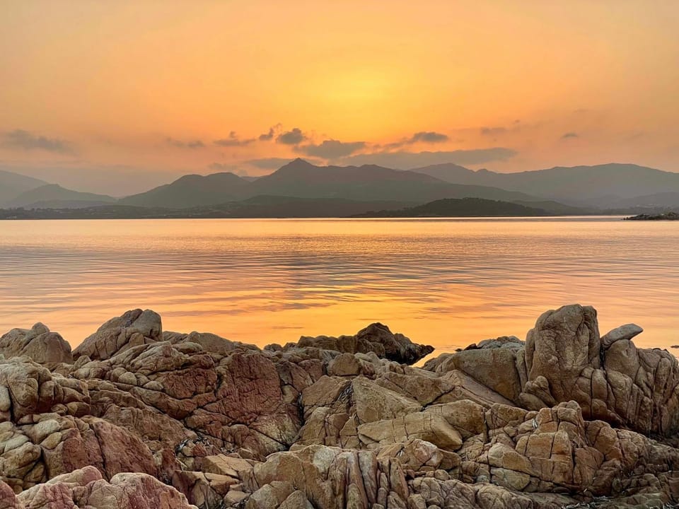 Natural landscape, Beach, Sea view, Sunset