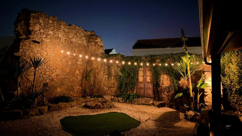Night, Garden, Garden view, Landmark view