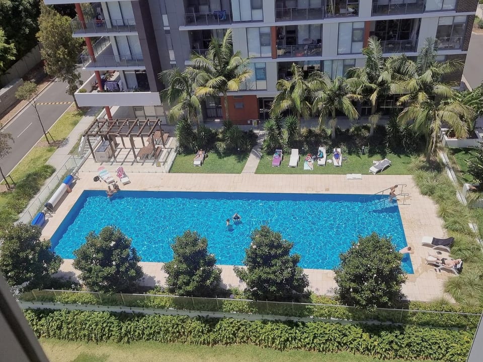 Pool View of Marquarie Park Paradise Apartment in Sydney