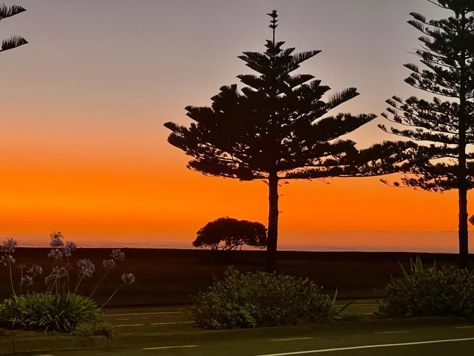 Beach, Sea view, Street view, Sunrise
