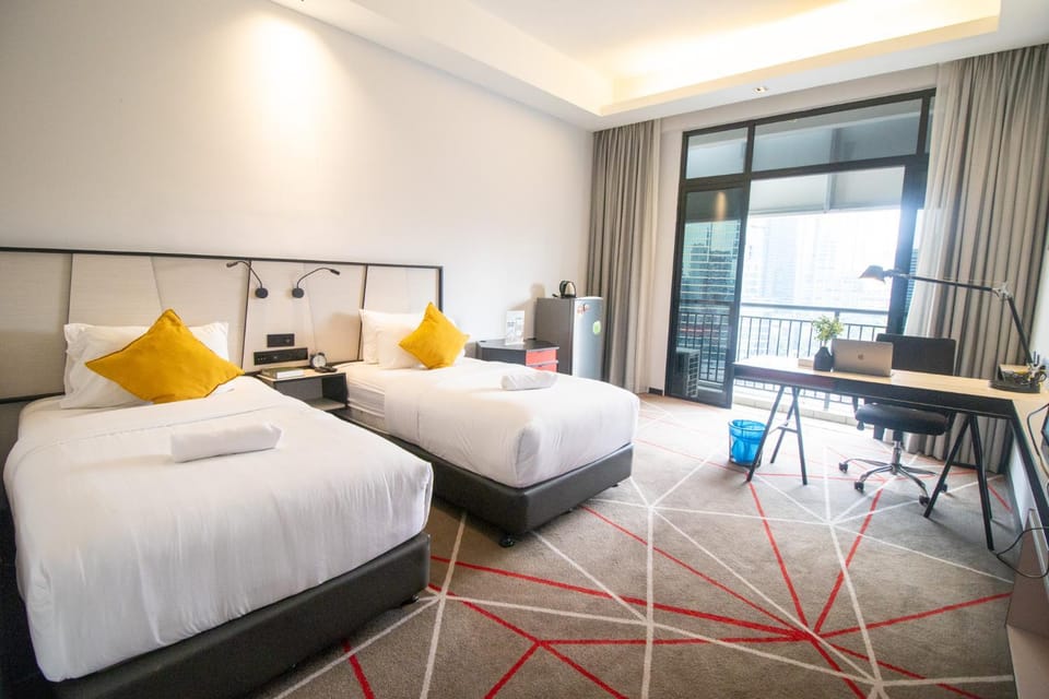M101 Dang Wangi Quadruple & Twin Room KL City By Liv'in Apartment in Federal Territory of Kuala Lumpur