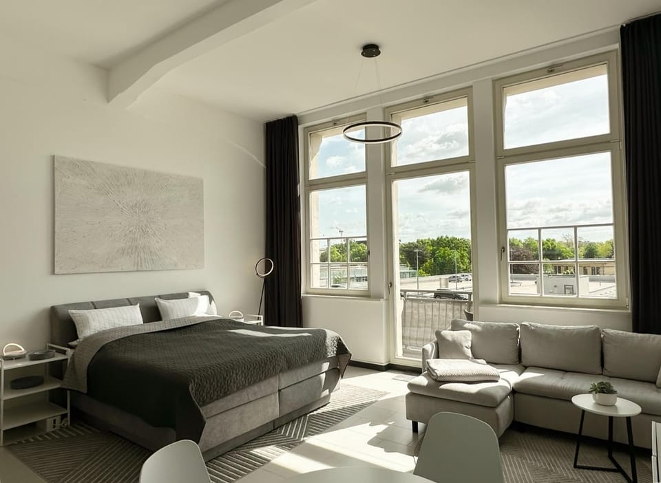 Bed, Living room, Photo of the whole room