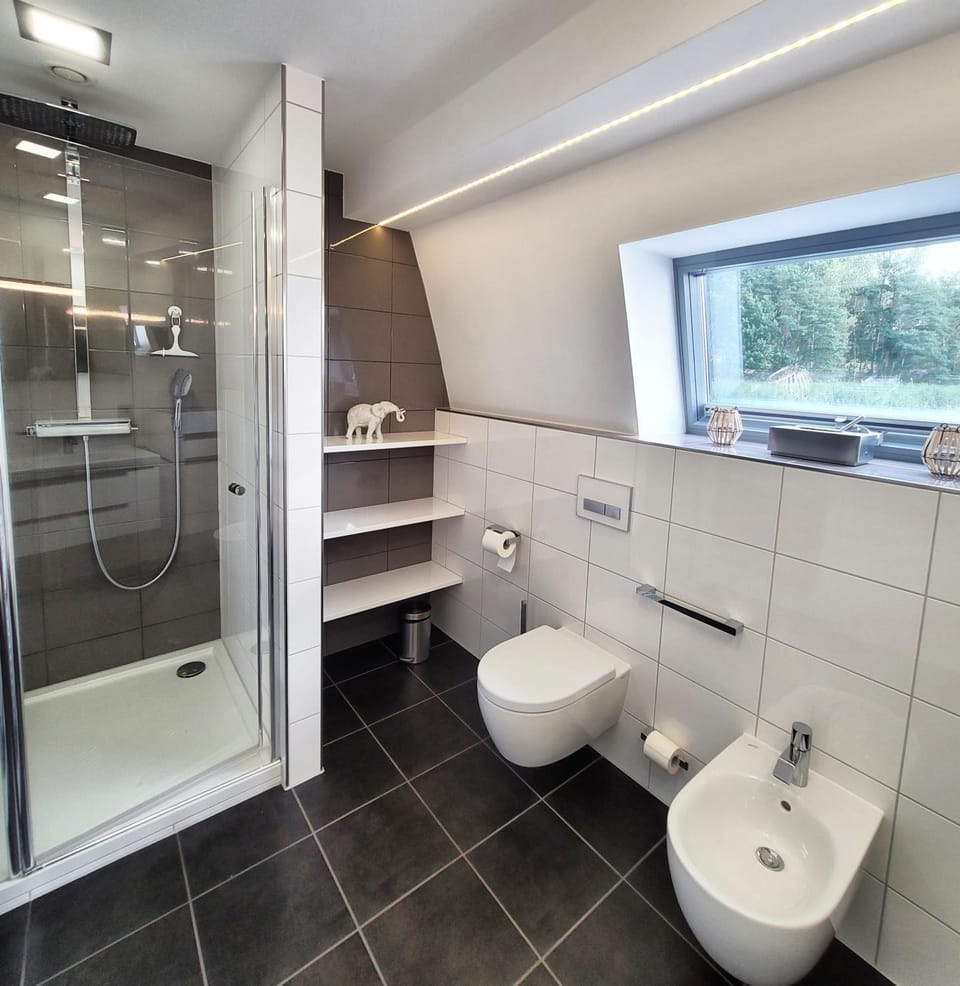 Shower, Toilet, Bathroom, bidet, towels