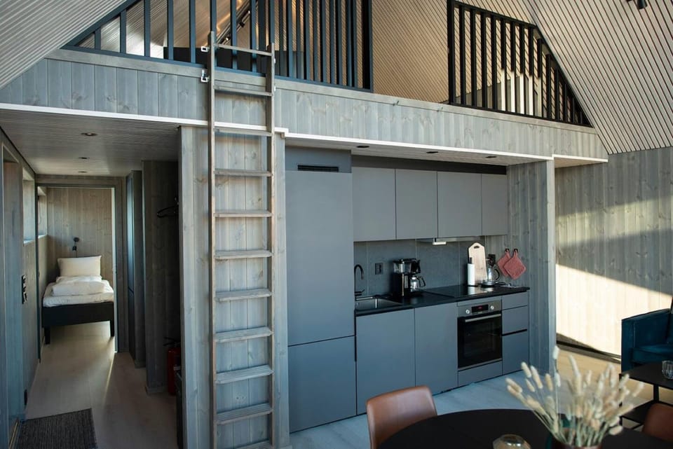 Bed, Coffee/tea facilities, Kitchen or kitchenette, Bedroom, oven, stove, kitchen