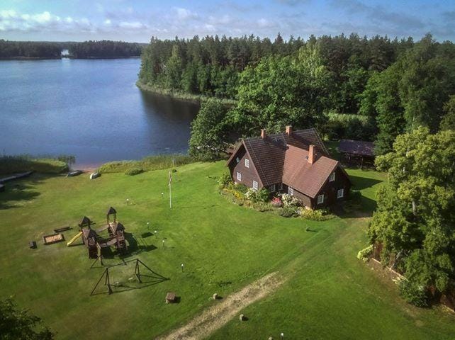 Natural landscape, Bird's eye view, Lake view