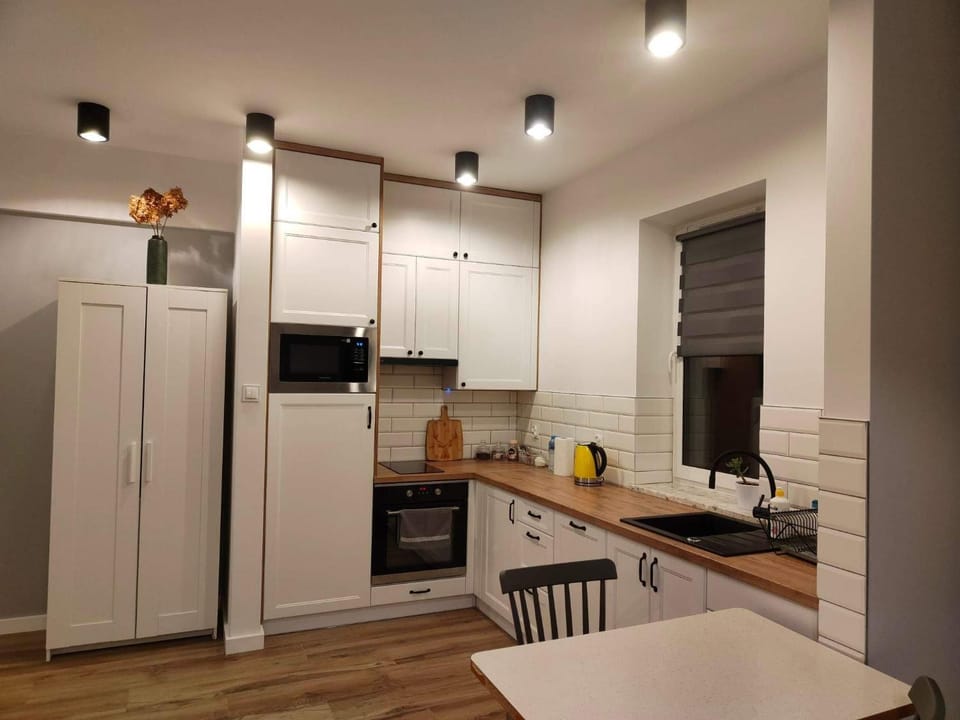 Kitchen or kitchenette, minibar, stove