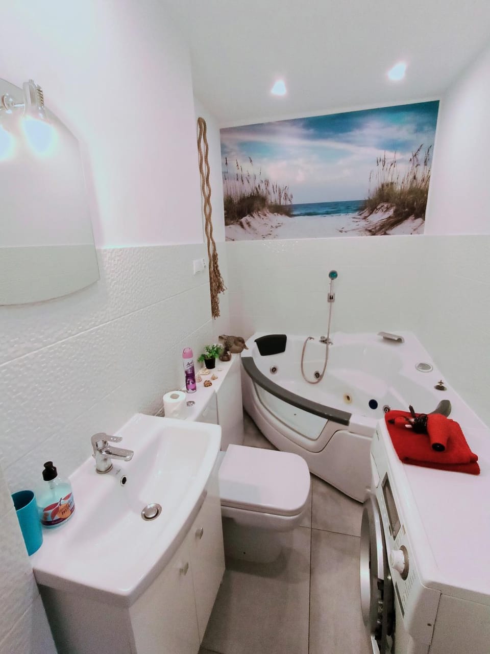 Toilet, Bathroom, towels