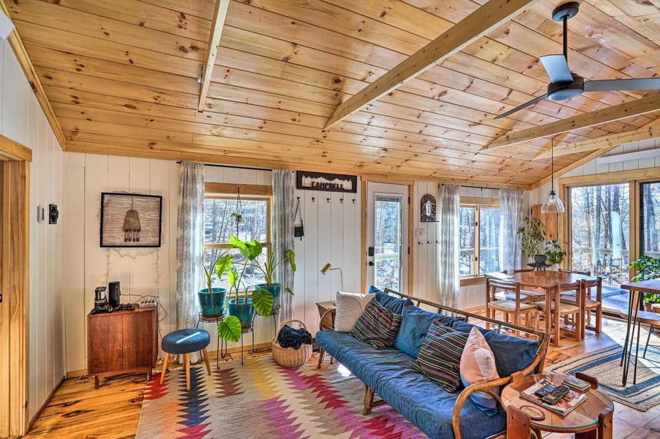 Hiking Trails On-Site: Cozy Falls Brook Cabin Cabin in Vermont