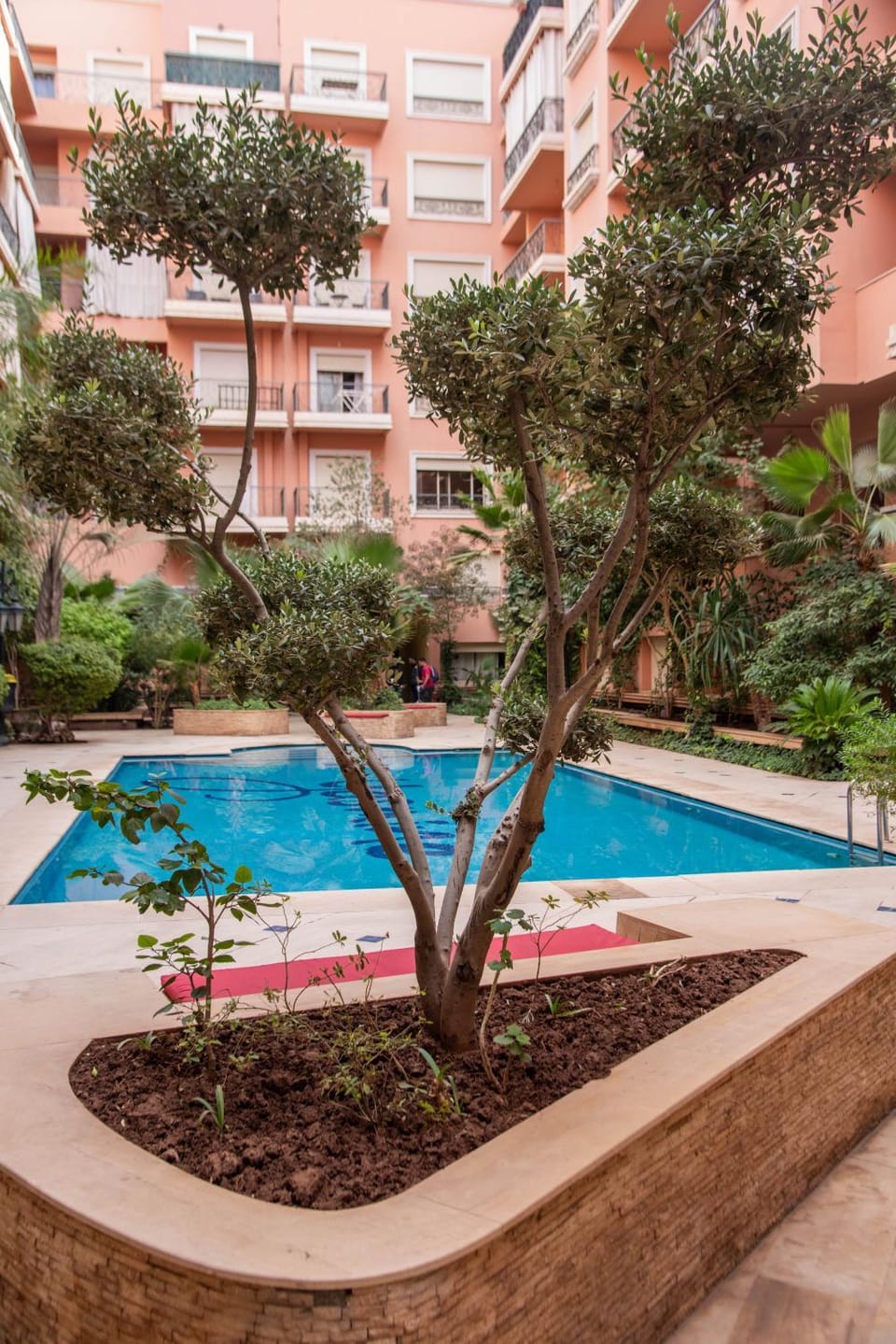 Beautiful, great equipped 122 m holiday apartment near Majorelle Garden and Gueliz with pool views and a large balcony and terrace Apartment in Marrakesh