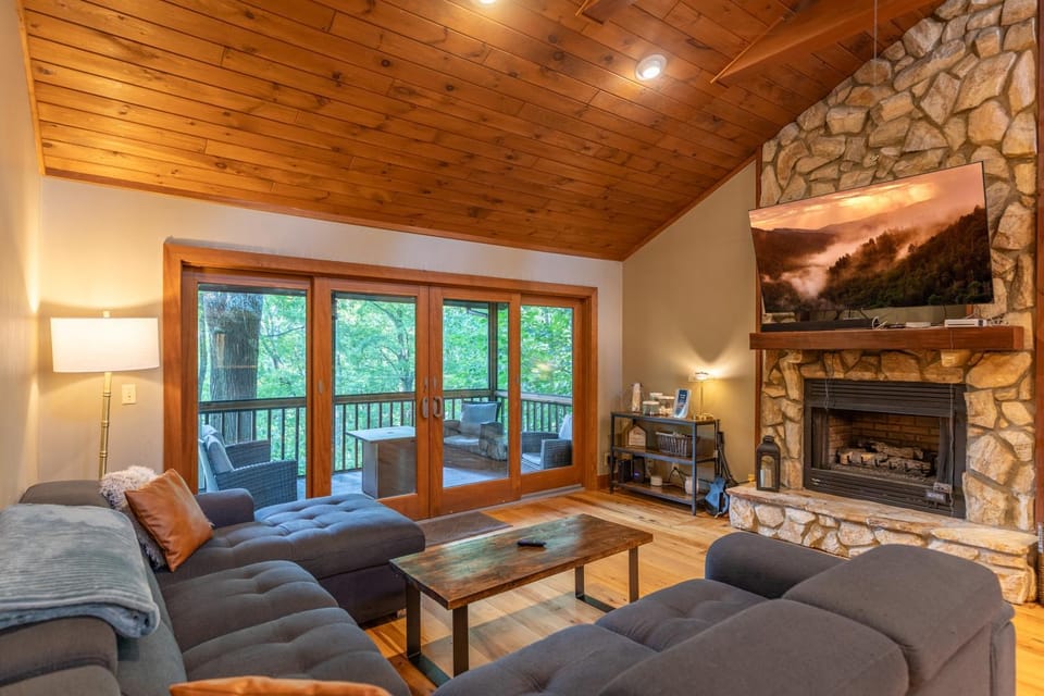 TV and multimedia, Living room, fireplace