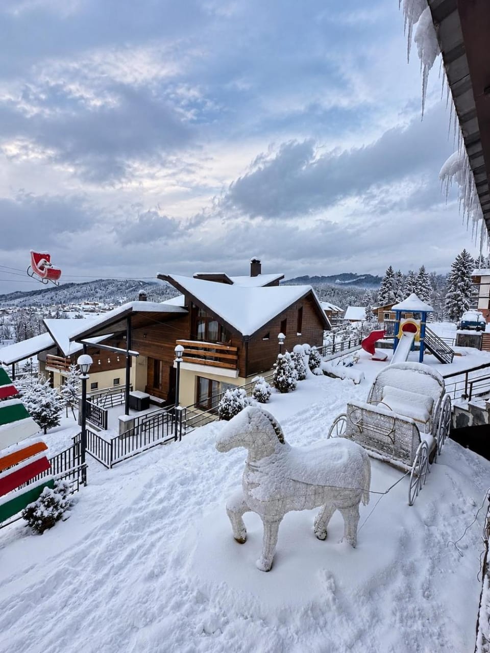 Day, Winter, Mountain view