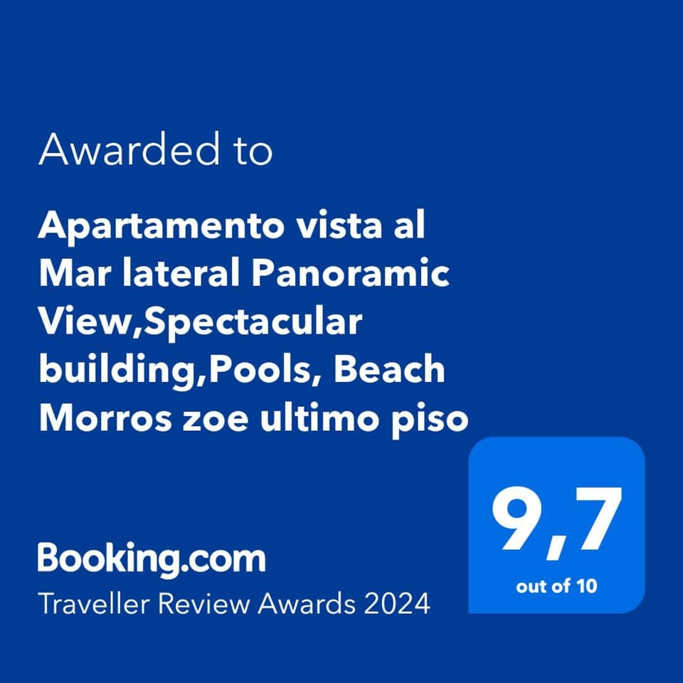 Apartamento vista al Mar lateral Panoramic View,Spectacular building,Pools, Beach Morros zoe ultimo piso Apartment in Bolivar