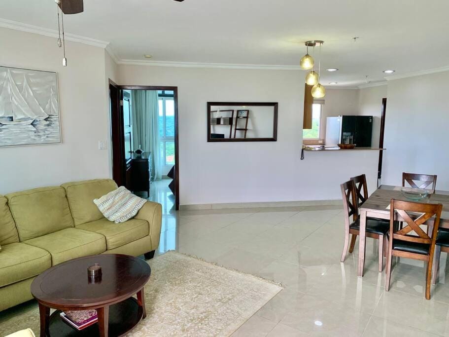 Living room, Seating area, Dining area