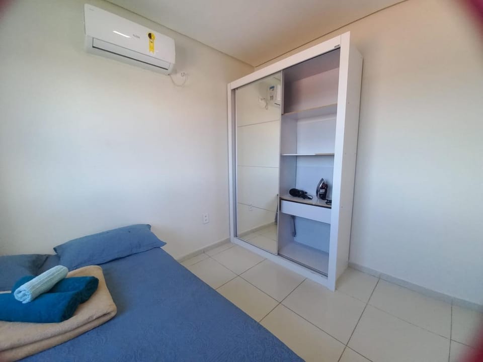 Bed, Photo of the whole room, Bedroom, wardrobe, air conditioner