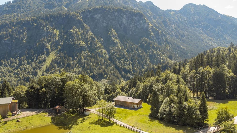 Property building, Natural landscape, Summer, Hiking, Mountain view