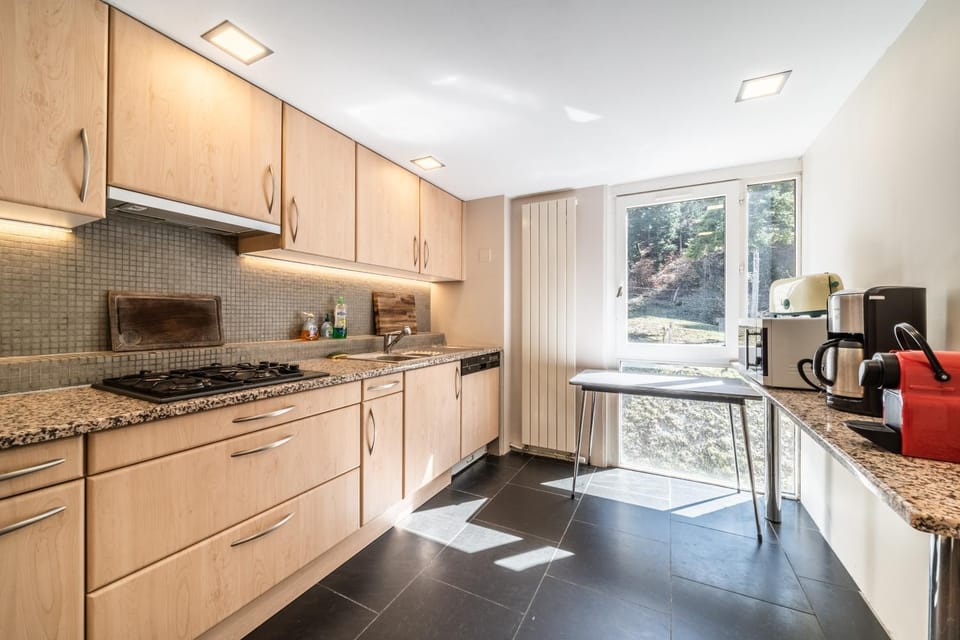 Kitchen or kitchenette, Living room