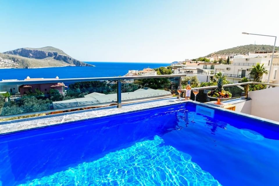 Day, Natural landscape, Mountain view, Sea view, Swimming pool