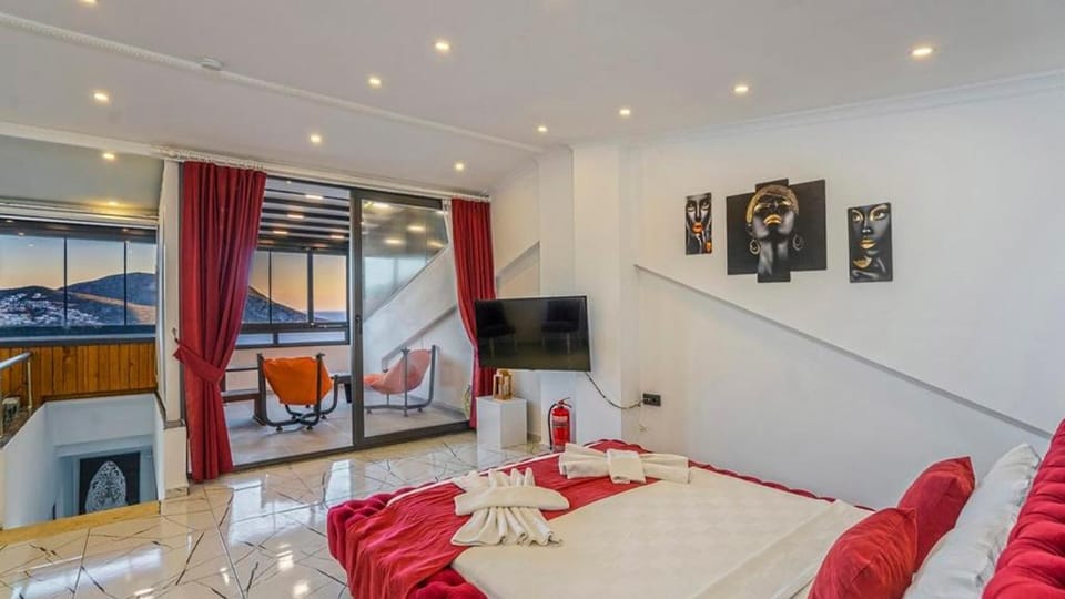 Bed, TV and multimedia, Photo of the whole room, Bedroom