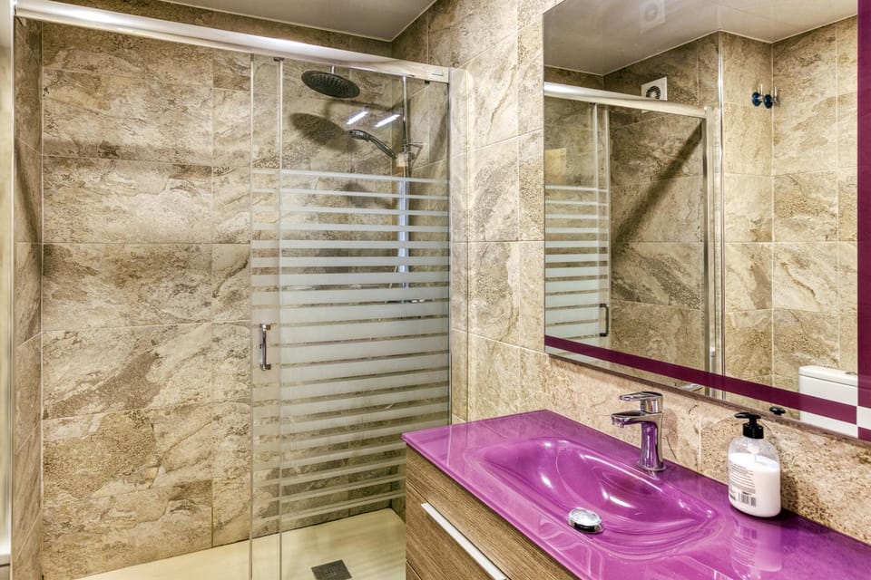 Bathroom, Living room