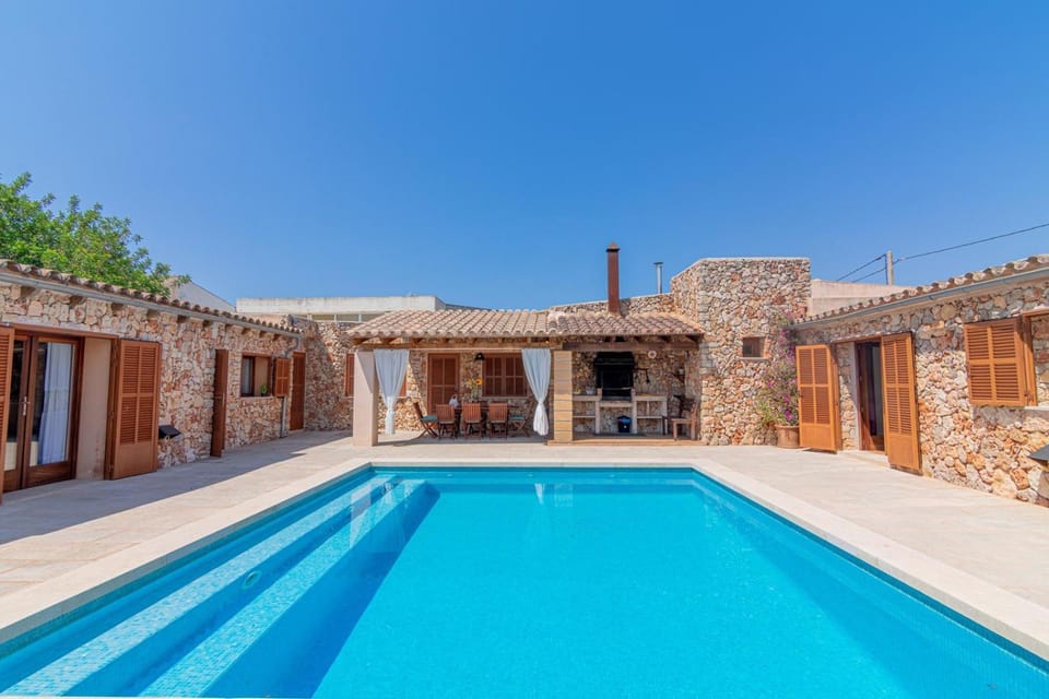 Property building, Living room, Swimming pool