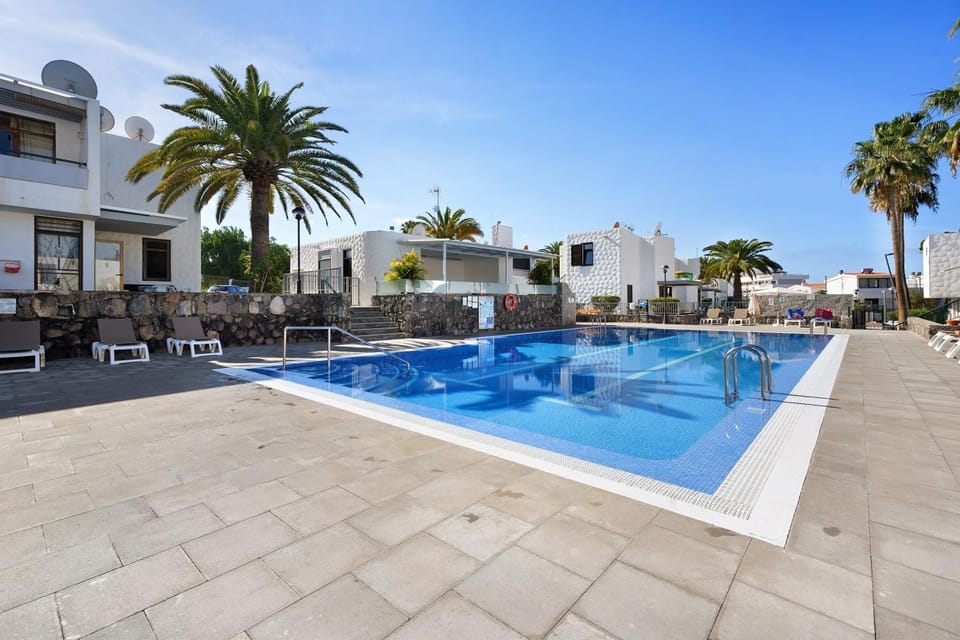 Property building, Living room, Swimming pool