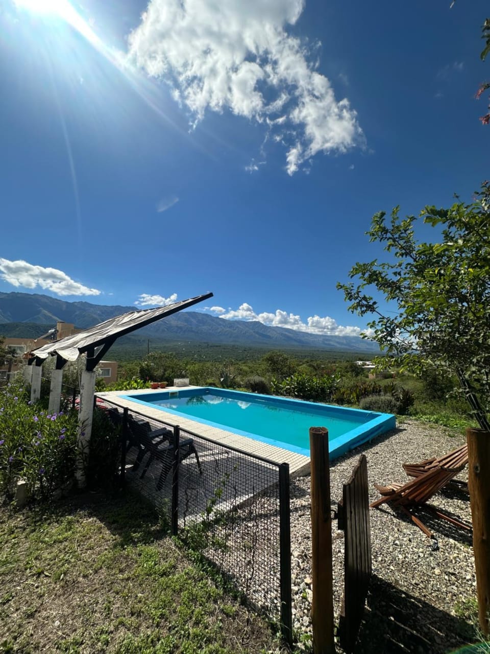 Natural landscape, Mountain view, Pool view, Swimming pool