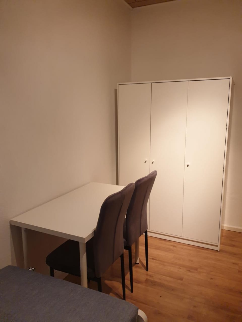 Seating area, wardrobe