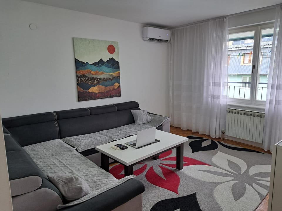 Living room, air conditioner