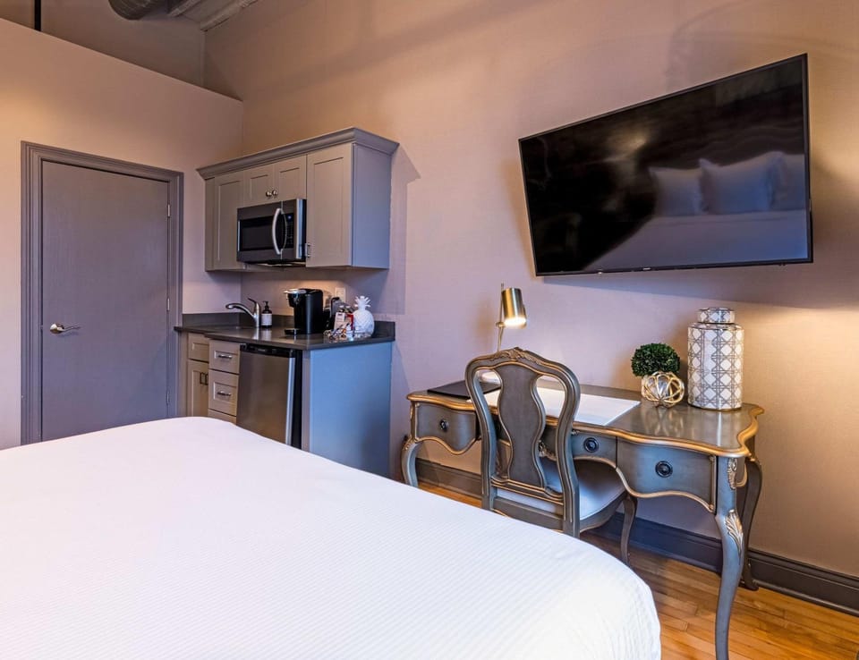 Bed, TV and multimedia, Coffee/tea facilities, Kitchen or kitchenette, Bedroom, microwave